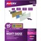 The Mighty Badge Badge Kit, Magnetic, Laser, Reusable, 1x3, 10/PK, Gold AVE71204 - alternate 1